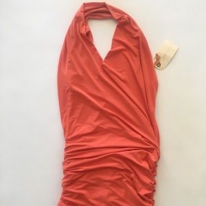Savee "Tracey" Orange Dress Size Small